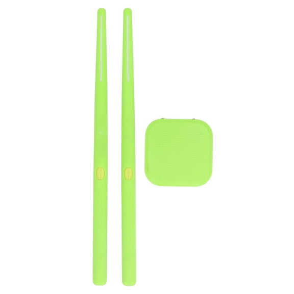 YAHHU Virtual Air Drum Kit RGB Lamp Portable Electronic Drum Set 8 Sound Effects Bluetooth Connection Musical Instrument for Children Adult Green (13.78 inches / 35 cm)