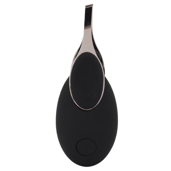 YAHHU Visualized Eyebrow Tweezers with Camera USB Charging Hair Removal Tool For Face and Body Hair Precision Slanted Tip Built-in Light Black 5.9 Inches / 15 cm