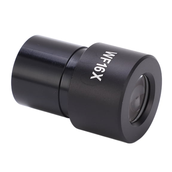 YAHHU WF-16X Microscope Eyepiece Wide Angle High Definition Wide Field Biological Lens for Laboratory 16x Magnification 23mm Outer Diameter 0.9 inches Interface for Science Education and Research
