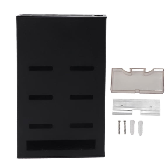 YAHHU WallMounted Aluminum Knife & Utensil Rack SpaceSaving MultiTool Holder with Rubber Padding, 6.310.63