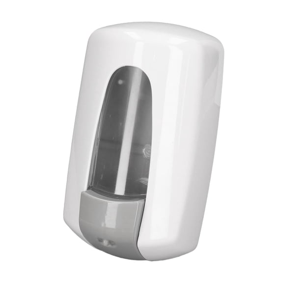 YAHHU Wall-Mounted Manual Soap Dispenser 1000ml / 33.8 fl oz Large Hand Press Foam Shampoo Container for Bathroom