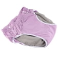 thumbnail image 1 of YAHHU Washable Incontinence Underpants Pure Cotton Reusable Highly Absorbent Leak Proof Adults Cloth Diapers for Elderly Women and Men Care, Purple Color, Size XXL, 1 of 9