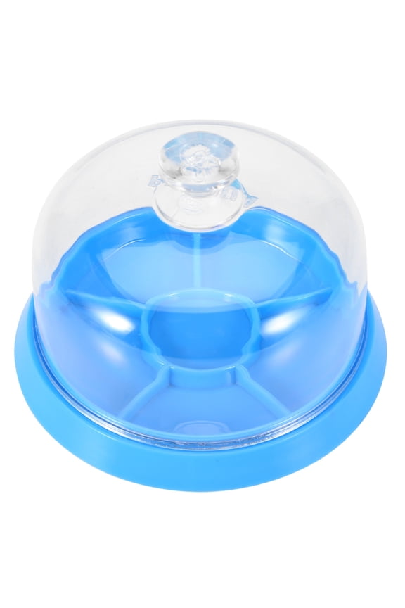 Watch Movement Dust Cover 6 Slots Plastic Tray Protector, Professional Watchmaker Repair Tool Kit Accessory for Preventing Debris and Sand, Portable Precision Instrument Storage Box, 4.1 Inches