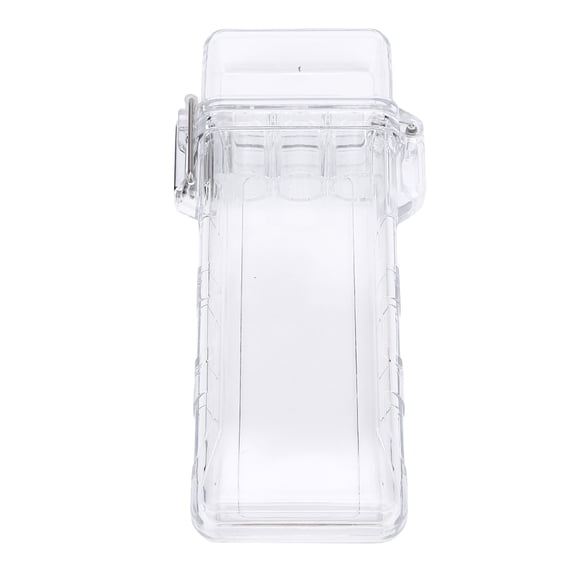 YAHHU Water Proof Pocket Box Plastic Multifunctional Clear Storage Container for Outdoor Camping Travel (12 inches / 30.48 cm) Lightweight EDC Gear