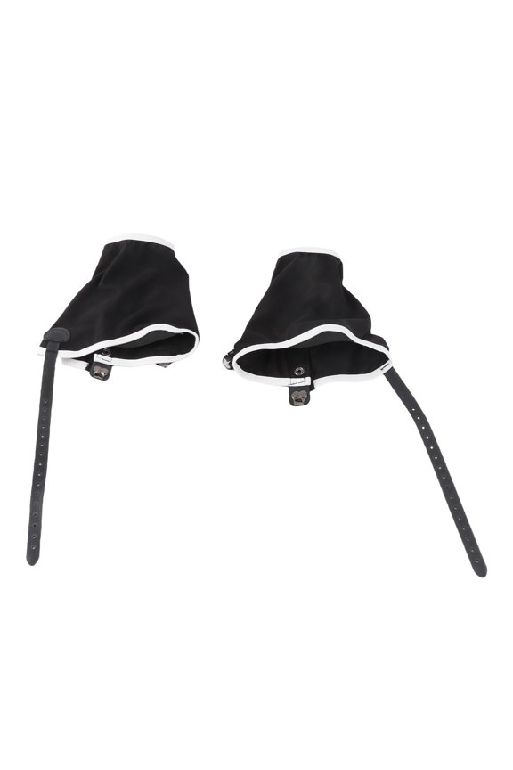 Waterproof Elastic Gaiters with DWR, Adjustable Straps, Metal Hooks & Reinforced Heel Ideal for Hiking, Trail Running, Snow & Mud Protection