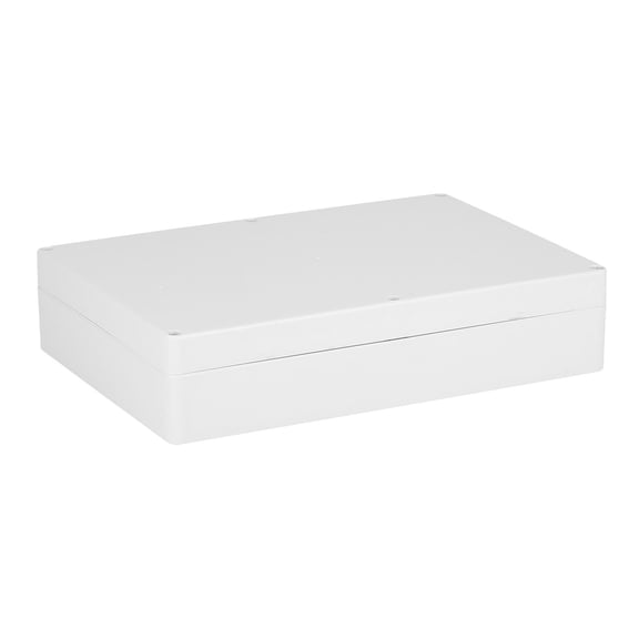 YAHHU Waterproof Junction Box IP65 Plastic Case Outdoor Electronic Project Enclosure Power Supply Cord Connection Storage Box Wall Mounted 10.4 x 7.2 x 2.4 inches / 26.3 x 18.2 x 6.0 cm