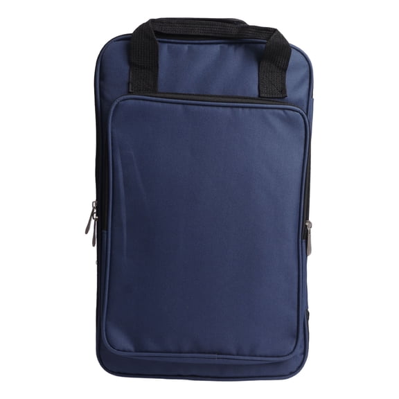 YAHHU Waterproof Oxford Drum Stick Backpack Portable Ergonomic Multifunctional Percussion Instrument Bag for Drummers and Beginners, Handheld Carrying Case, 19.69 inches / 50 cm, Navy Blue
