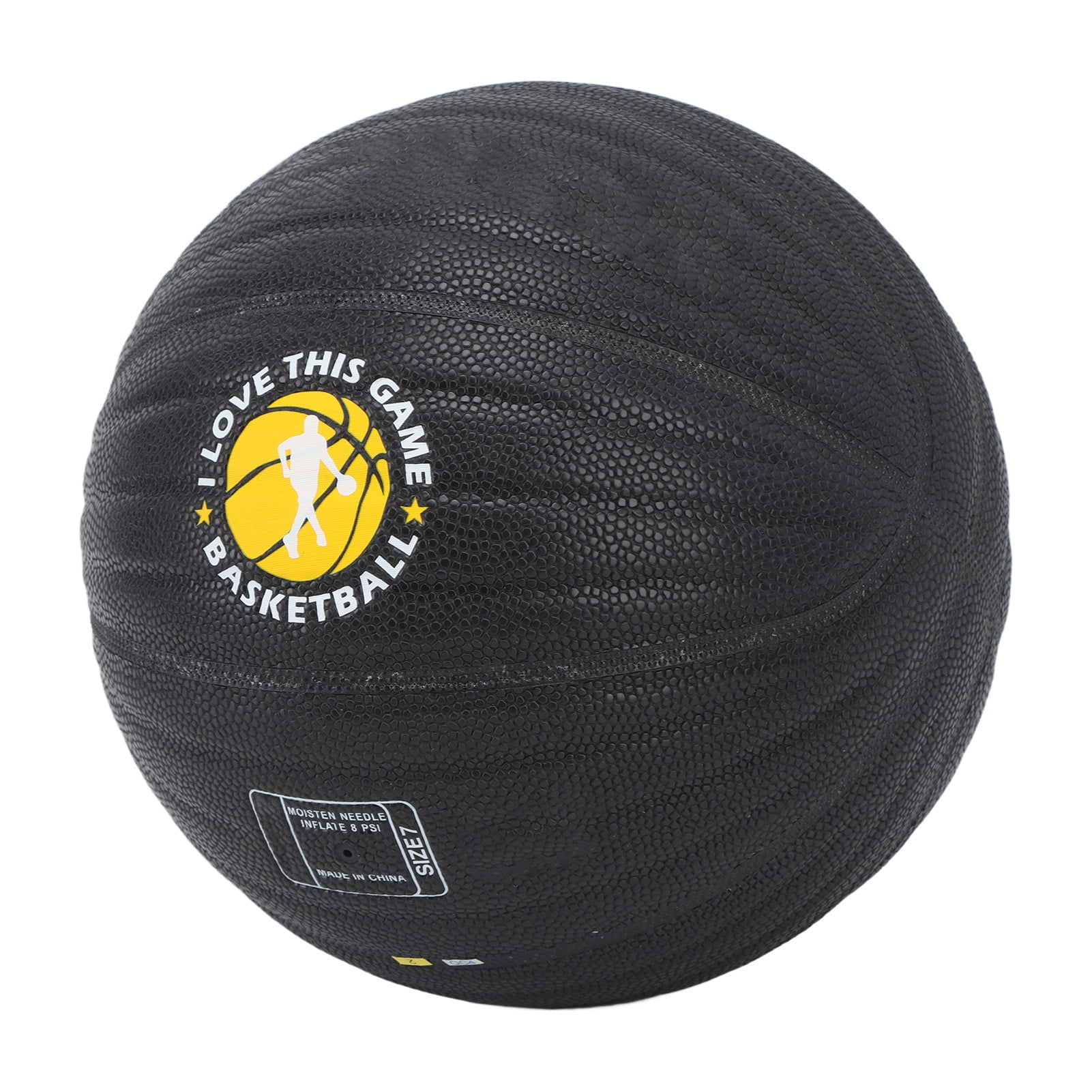 YAHHU Weighted Training Basketball Size 7 (29.5 inches / 75 cm) PU Leather Heavy Trainer Basketball for Men Women Pro Practice White Word 2.2 lbs / 1.0 kg