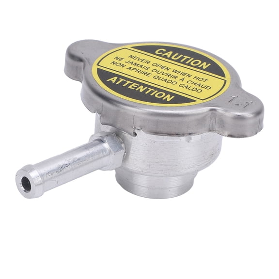 YAHHU Weld On Radiator Filler Neck With 1.1Bar Radiator Cap, 1.18 inches / 30 mm High Performance Aluminum Cooling System Repair Part for Most Cars, Silver