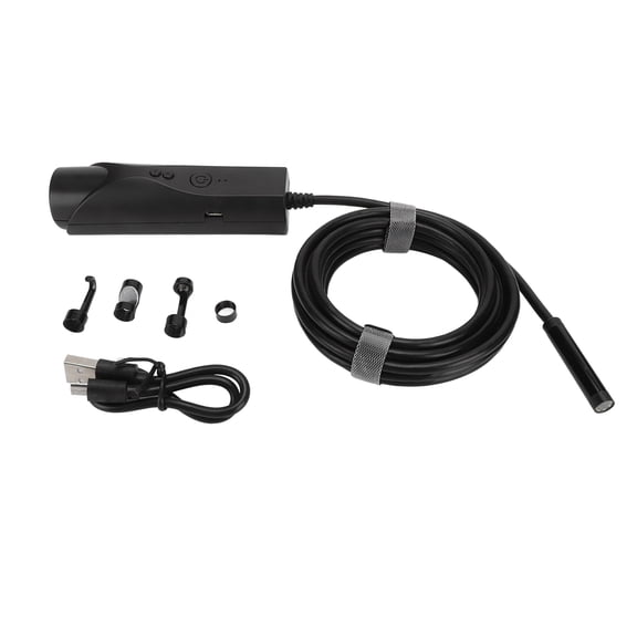 YAHHU WiFi Borescope 8mm Camera HD 1080P IP67 Waterproof Wireless Endoscope Inspection Camera with 6 LEDs for Android and IOS Devices, 196.85 inches / 5m Cable Length