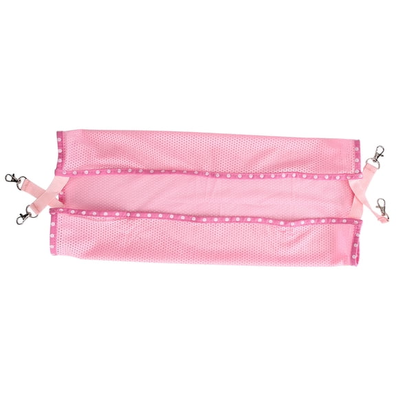 YAHHU Winter Summer Two Sides Multi Function Portable Breathable Mesh Pet Hammock Hanging Bed for Cats Dogs (Pink, Small, 9.05 inches / 23 cm)