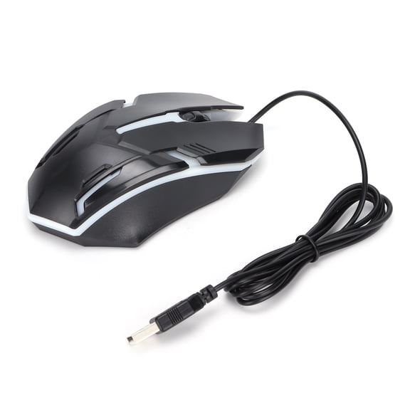 YAHHU Wired Optical Mouse D280 Black Gaming Office USB PC Accessories