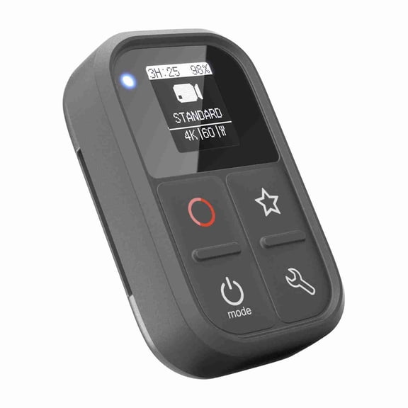 YAHHU Wireless Action Camera Remote Control with OLED Display and Wrist Strap, 80M Control Distance Waterproof Remote Controller Replacement for Action Hero 11/10/9/8/Max/7/6 Series, 106g / 3.7oz
