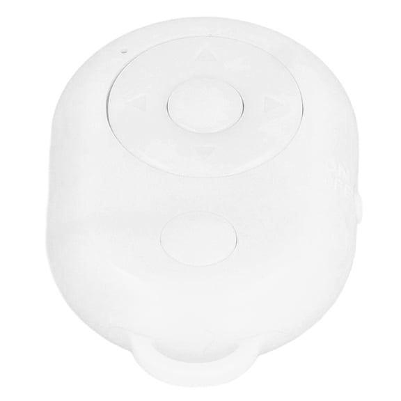 YAHHU Wireless Bluetooth 4.0 Remote Control Selfie Clicker for Phone Camera, App Page Turner for Reading and Video Scrolling, 33ft/10m Range, Type-C Rechargeable - White