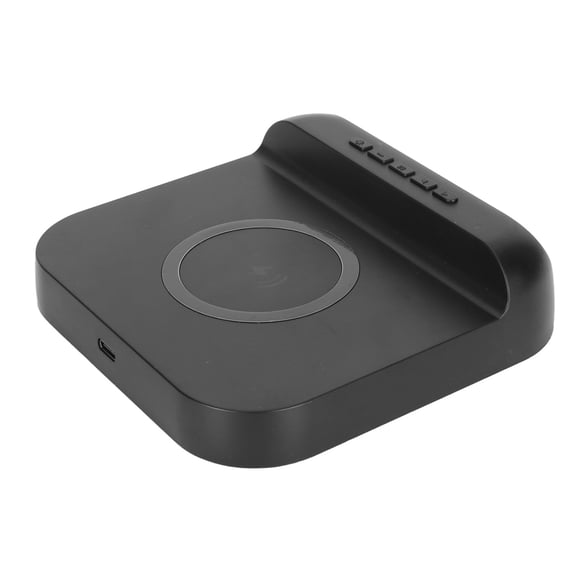YAHHU Wireless Charger Alarm Clock Multifunctional LED Digital Charging Station with Temperature Display Louder Snooze Volume Control 10W Power and Dual Units Desktop Bedside Ounces 6oz