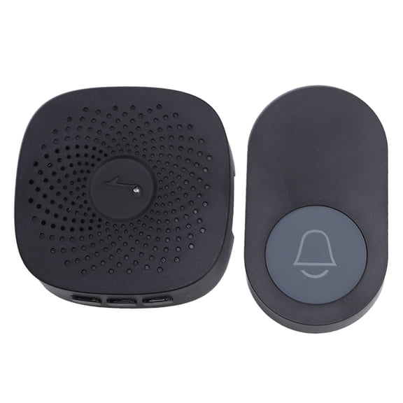 YAHHU Wireless Doorbell Kit Rainproof Accurate Control 38 Melodies Portable USB Door Bell Ringer for Home 4.33 inches / 11.00 cm