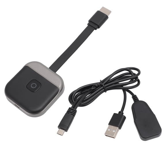 YAHHU Wireless HD Multimedia Interface Display Dongle Adapter 4K 2.4G Horizontal and Vertical Screen Switch (7.87 inches / 20 cm)