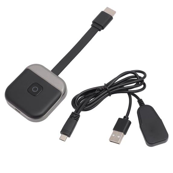 YAHHU Wireless HD Multimedia Interface Display Dongle Adapter 4K 2.4G Horizontal and Vertical Screen Switch (7.87 inches / 20 cm)