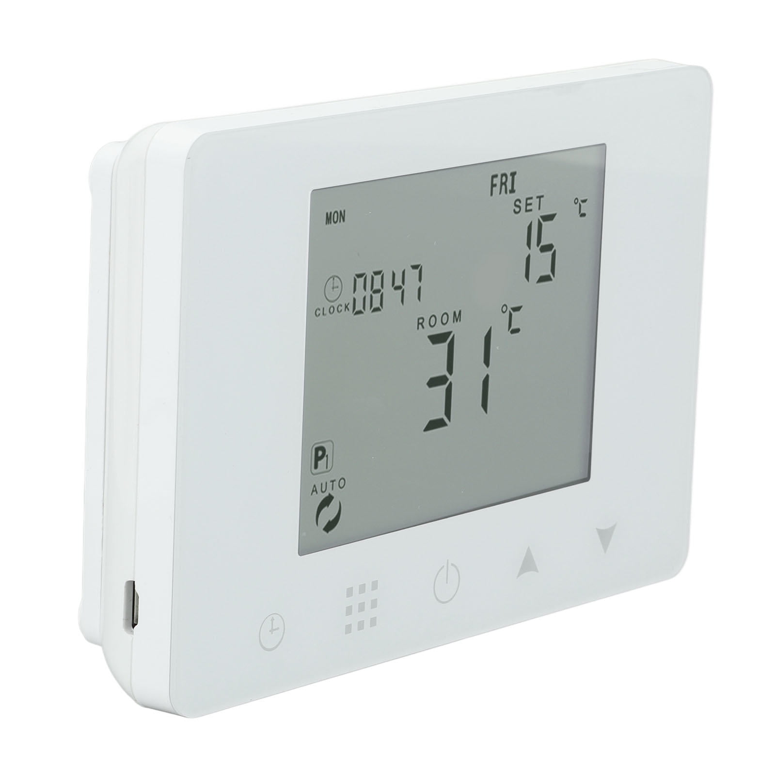 YAHHU Wireless RF Temperature Controller – Programmable LCD Backlit Thermostat for Gas Boilers & Water Heating Systems