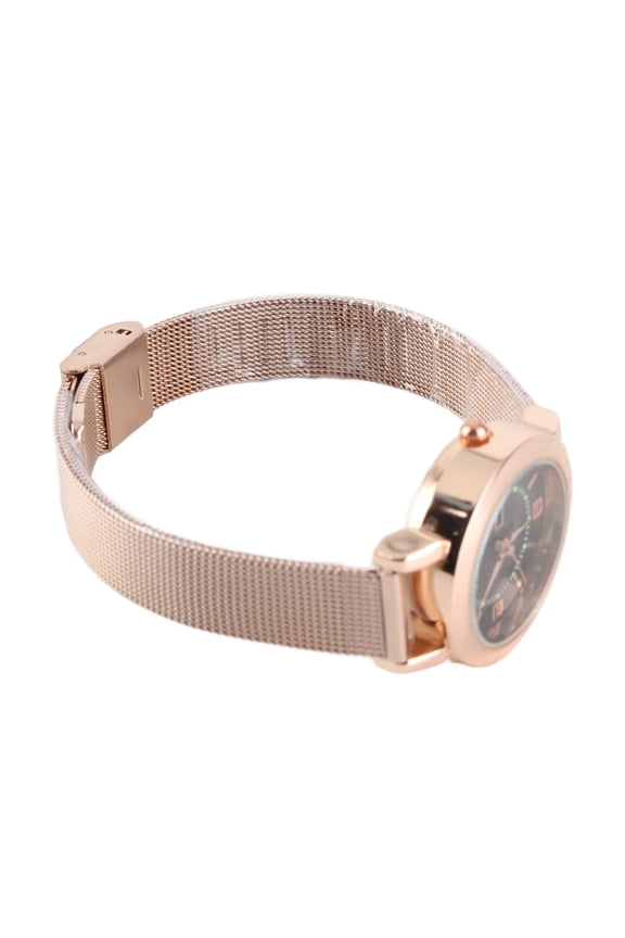 Women Quartz Watch Water Resistant Fashionable Elegant Rhinestone Day Date Watch