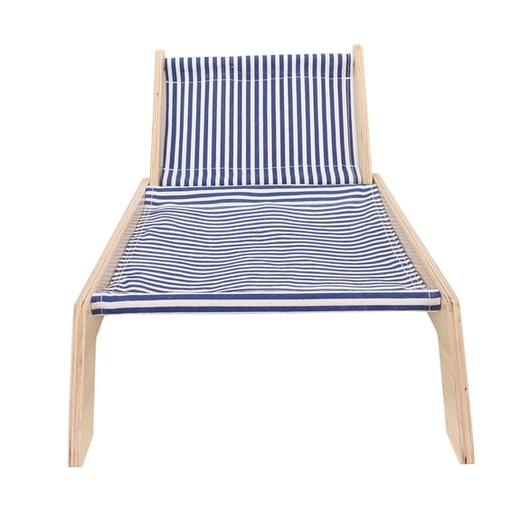 YAHHU Wooden Cat Hammock Prevent Shaking Frame Swing Chair Raised Bed for Indoor Cats All Seasons Beach Lounge Chair, 23.23 inches / 59 cm