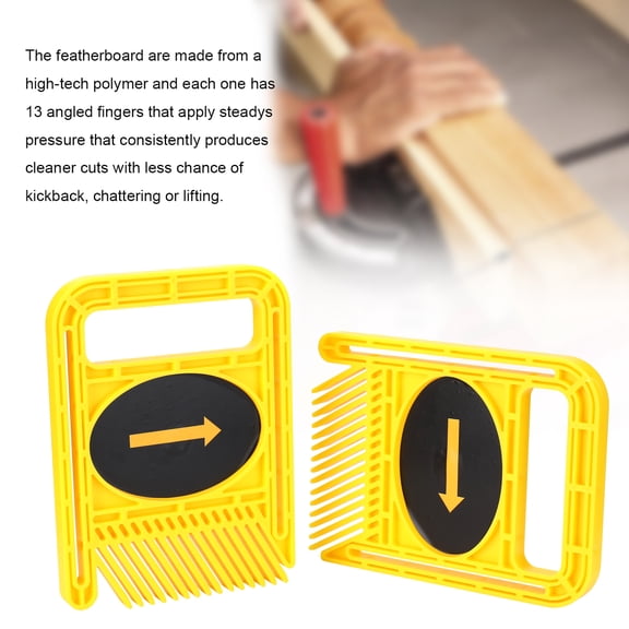 YAHHU Woodworking Double Feather Loc Board Set Miter Gauge Slot T Track Woodwork Saw Table Fence DIY Safety Tools