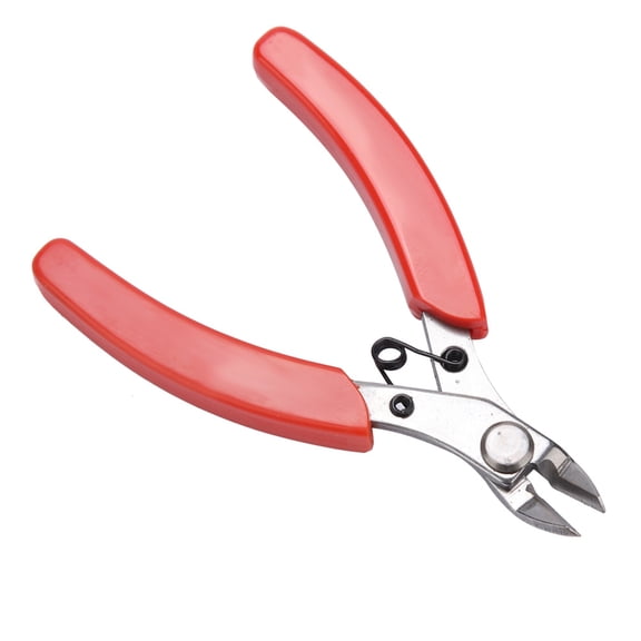 YAHHU YTH-101 Mini Electronic Diagonal Pliers Cable Side Cutting Nippers Wire Cutter Hand Tool Small Size (8.26 inches / 21 cm) for Precision Electrical Works DIY Maintenance Home Repairs Crafts