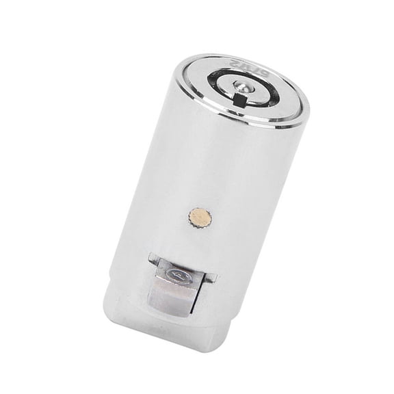 YAHHU Zinc Alloy Vending Machine Lock Cylinder, High Security Tubular Cam Lock Replacement with 3 Keys, Chrome Color, 0.75 inches / 19 mm Diameter