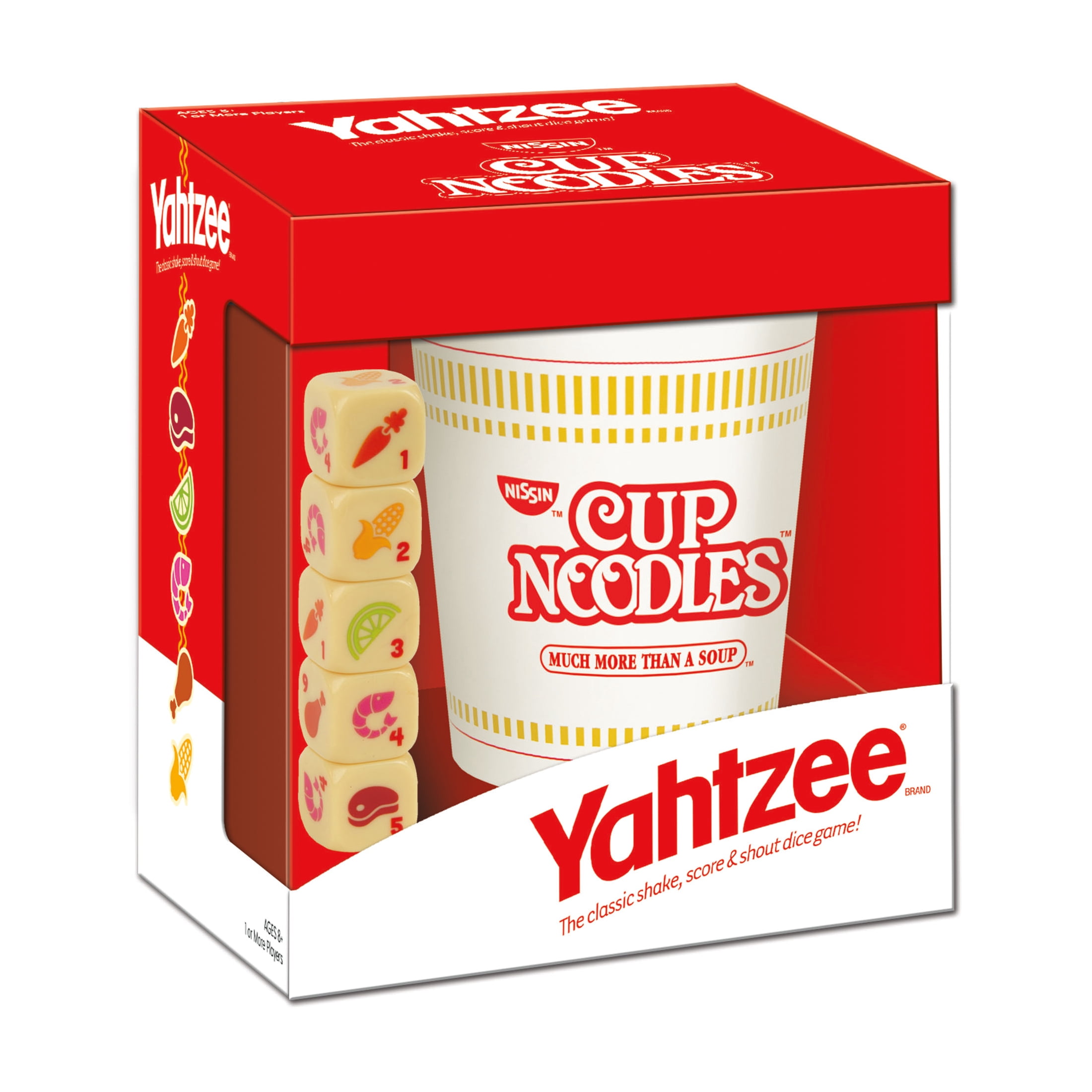 USAopoly, YAHTZEE: Cup Noodles, Custom Dice & Game - Walmart.com