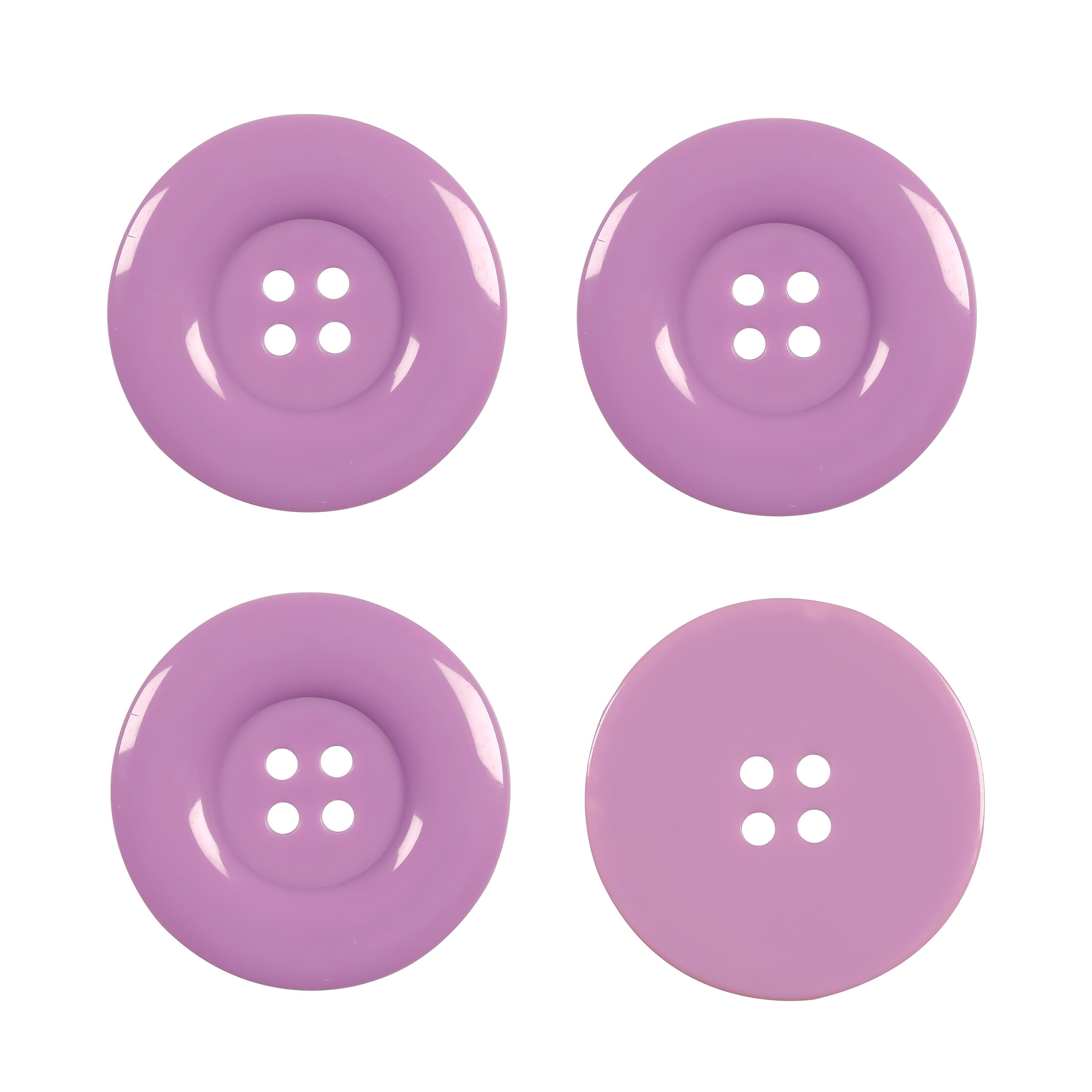 Green Buttons 1 Inch Buttons 4 Holes Round Buttons 25mm For DIY Sewing ...