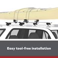 YAKIMA, EvenKeel Rooftop Mounted Boat Rack for Vehicles, Carries 1 Boat
