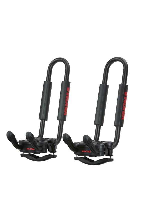 JayHook J-Cradle Rooftop Kayak Mount - Padded with Tie Downs - 2 Pack
