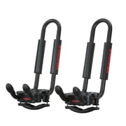 Yakima JayHook J-Cradle Rooftop Kayak Mount - Padded with Tie Downs - 2 Pack