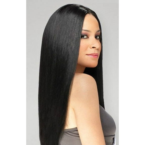 YAKY STRAIGHT 12'' 14" 16" 18" - SHAKE N GO EQUAL SYNTHETIC HAIR WEAVE EXTENSION [2 DARK BROWN; 12"]