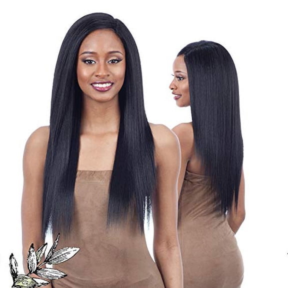 YAKY STRAIGHT 4PCS 14"/16"/18" (1 Jet Black) - Shake-N-Go Synthetic Weave