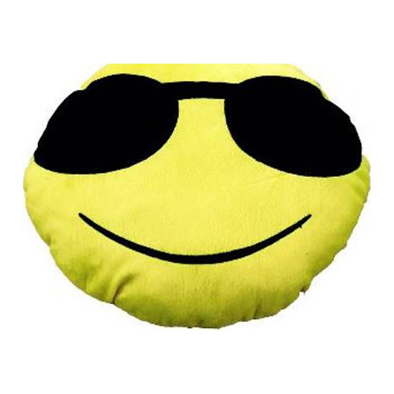 YAL EMOJI-SUNGLASSES Sunglasses Emoji Plush Pillow