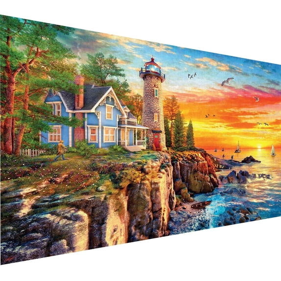 YALKIN 5D Diamond Painting Kits for Adults DIY Large Animal Full Round Drill (27.56 x 15.7 inch) Embroidery Pictures Arts Painting for Home Wall Decor