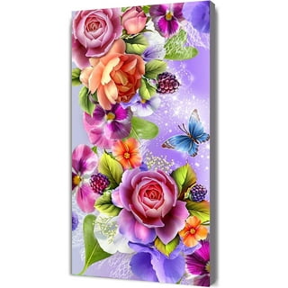 5D Diamond Painting Flowers by the Garden Gate Kit