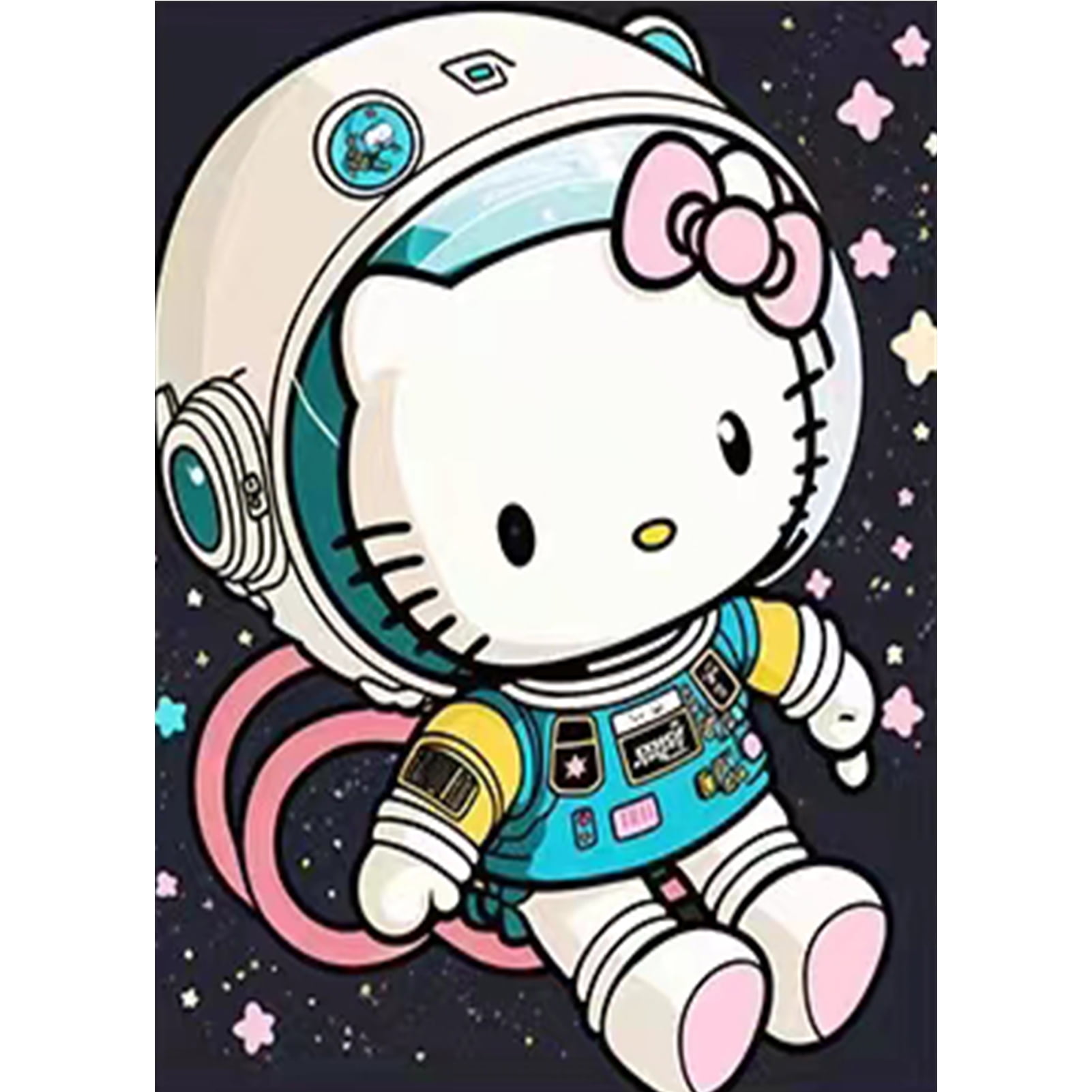 YALKIN Diamond Painting Kits for Adults(11.8 x 15.7 inch), DIY 5D Diamond  Painting Hello Kitty Paint by Number with Gem Art Drill for Kids for Home  Wall Décor 