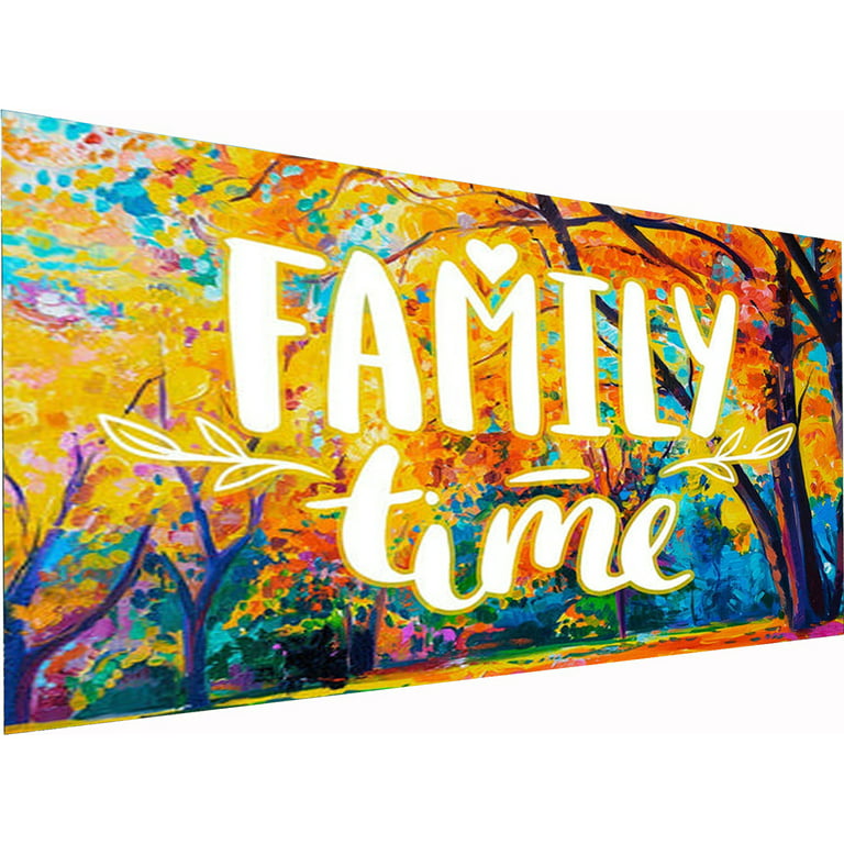 YALKIN Family Time Large Diamond Painting Kits for Adults (27.6 x