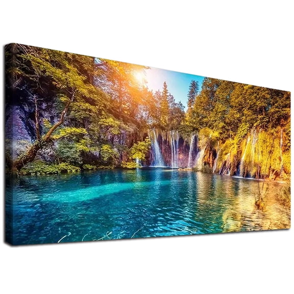 YALKIN Large Diamond Painting Kits for Beginner Adults, 5D Diamond Art Full Round Drill for Home Wall Decor,28x16in