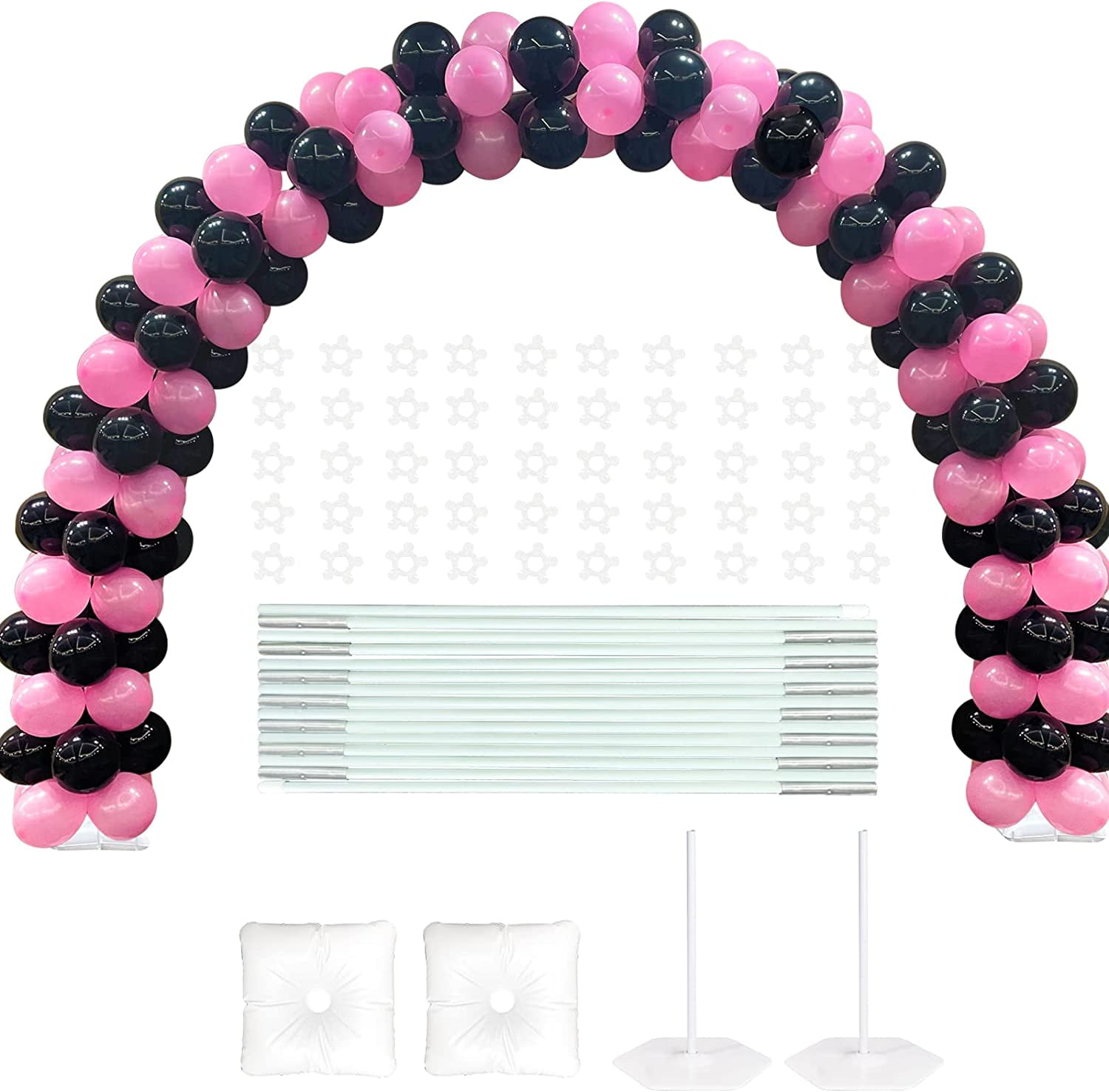 Discount Party Supplies - Beautiful new 4 Metre Balloon Arch Kits have just  arrived! Including 70 to 80 balloons depending on the kit, balloon tape and  glue dots these kits have all