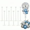 thumbnail image 1 of YALLOVE Clear Acrylic Tabletop Balloon Stand Kit, Adjustable Height, 15.75 in & 10 Pcs, 1 of 6