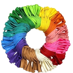 YALLOVE 12“ Assorted Standard Color Mix Balloons for Party, 120 Count, Latex Thickened