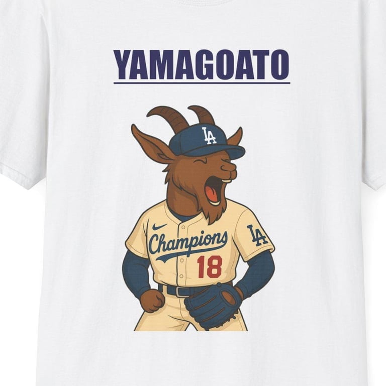 YAMAGOATO Champions T-Shirt, Baseball Fan Tee, Unisex Softstyle Shirt, Sports Gift, Game Day Apparel,
