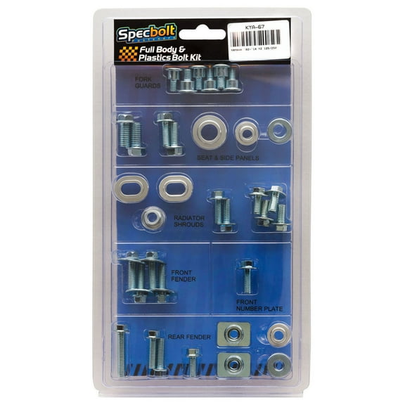 YAMAHA 2002-CURRENT YZ125 YZ250 FULL BODY PLASTICS BOLT KIT