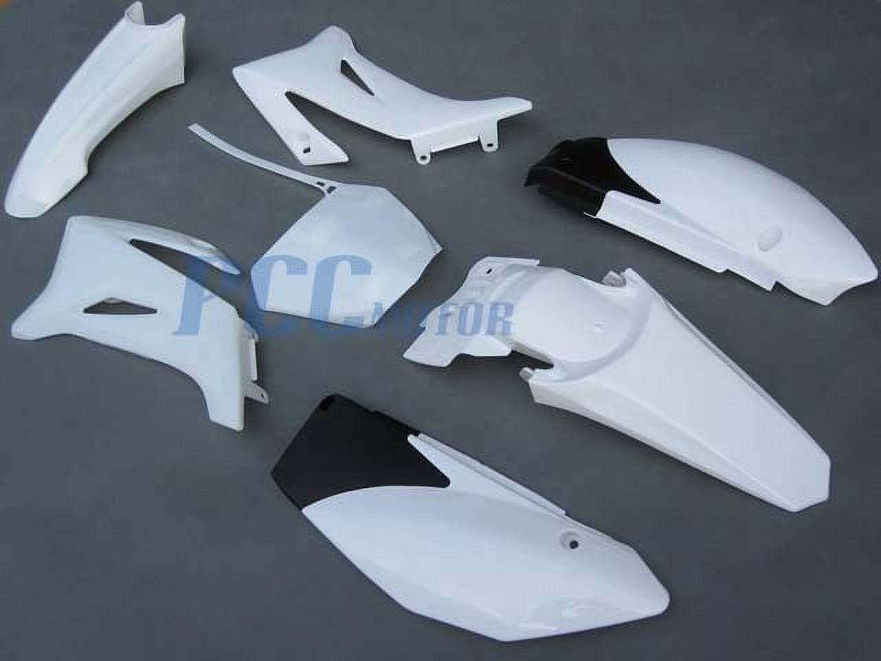 YAMAHA TTR110 TTR 110 PLASTIC FENDER KIT WHITE PS40