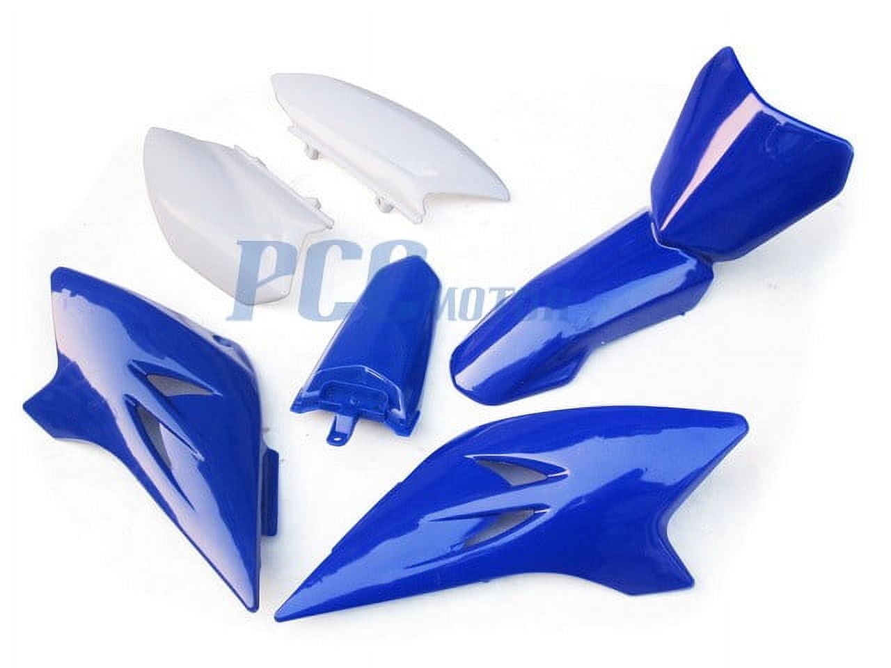 YAMAHA TTR50 TTR 50 PLASTICS FENDER KIT BLUE PS56