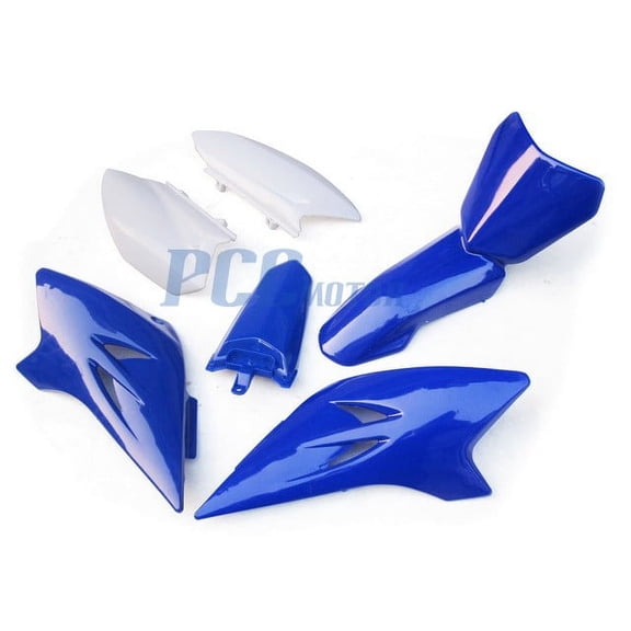 YAMAHA TTR50 TTR 50 PLASTICS FENDER KIT BLUE PS56