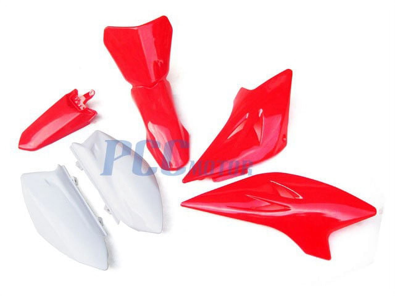 YAMAHA TTR50 TTR 50 PLASTICS FENDERS KIT RED PS57